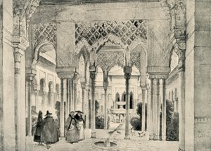 مدخل إلى محكمة الأسود ، c1830 ، 1907. بواسطة غير معروف