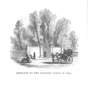 مدخل رانجرز لودج عام 1841 ، c1870 بواسطة غير معروف