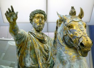 تمثال الفروسية لماركوس أوريليوس ، 161-180 بواسطة غير معروف