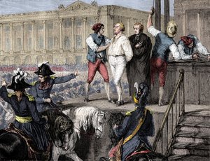 إعدام لويس السادس عشر الفرنسي ، باريس ، 21 يناير 1793 1882-1884. بواسطة غير معروف