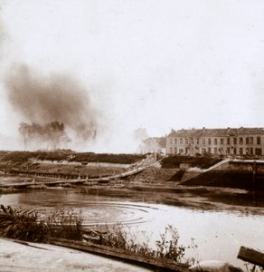 انفجار ، نيوبورت ، فلاندرز ، بلجيكا ، c1914-c1918 بواسطة غير معروف