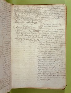 مقتطف من سجلات Conciergerie للحكم بالإعدام عن طريق الإعدام وحرق Marquise de Brinvilliers ، أبريل 1673 (قلم وحبر على ورق) بواسطة غير معروف