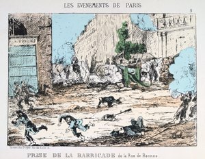 سقوط كومونة باريس ، 1871 بواسطة غير معروف