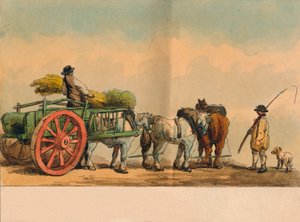 عمال المزارع وعربات 1797. بواسطة غير معروف