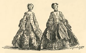 دمية أزياء في كيس التفتا واتو مع ثوب نسائي مجوف ، c1750-1800 ، 1937 بواسطة غير معروف