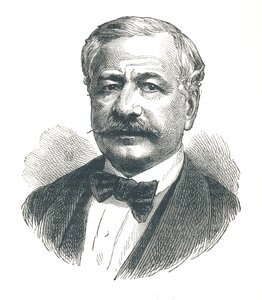 فرديناند ديليسبس ، دبلوماسي فرنسي ومطور لاحق لقناة السويس ، 1893. بواسطة غير معروف