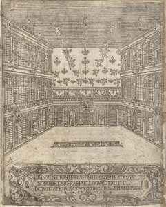 الأعياد في حفل زفاف دون فرانشيسكو ميديشي دوق توسكانا الأكبر ، والسيدة ... بيانكا سي ... ، 1579. بواسطة غير معروف