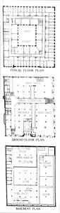 مخططات الطوابق ، مبنى SW Straus & Co ، شيكاغو ، إلينوي ، 1924 بواسطة غير معروف