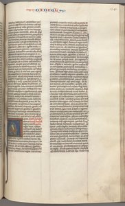 فول. 341r ، دانيال ، تاريخ مؤلف A ، دانيال في عرين الأسود ، ج. 1275-1300. بواسطة غير معروف