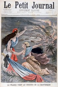 فرنسا تساعد مارتينيك ، 1902 بواسطة غير معروف