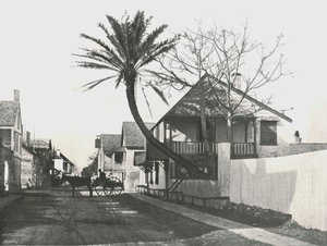 شارع فرانسيس ، سانت أوغسطين ، الولايات المتحدة الأمريكية ، 1895. بواسطة غير معروف