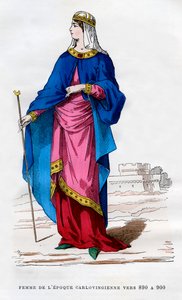 امرأة فرانكية في زمن الكارولنجيين ، 890-900 1882-1884 بواسطة غير معروف