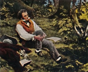 فرانز شوبرت 1797-1828. - لوحة بقلم جي شميد 1934. بواسطة غير معروف