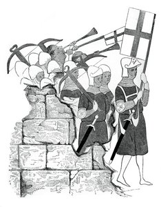 أخوة Cross-Bowmen ، القرن الخامس عشر ، 1870 بواسطة غير معروف