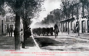 الفيلق الأجنبي الفرنسي ، عين تموشنت ، الجزائر ، 1899 بواسطة غير معروف