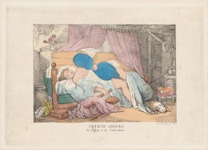 الرفاهية الفرنسية ، أو Repos a la Francaise ، 1800-20. ، 1800-20. بواسطة غير معروف