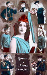 بطاقة بريدية فرنسية للحرب العالمية الأولى ، 1914-1918 بواسطة غير معروف