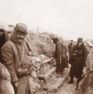 الجنود الفرنسيون في الخنادق ، بيرث ، شمال فرنسا ، c1914-c1918 بواسطة غير معروف