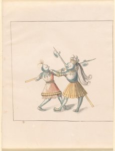 Freydal، The Book of Jousts and Tournament of Emperor Maximilian I: Combats ... لوحة 143، c1515. بواسطة غير معروف