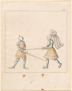 Freydal، The Book of Jousts and Tournament of Emperor Maximilian I: Combats ... Panel 163، c1515. بواسطة غير معروف