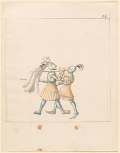 Freydal، The Book of Jousts and Tournament of Emperor Maximilian I: Combats ... لوحة 165 ، 1515. بواسطة غير معروف
