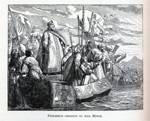 معبر فريدريش إلى آسيا الصغرى ، 1882 بواسطة غير معروف