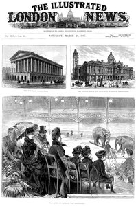 الصفحة الأولى من أخبار لندن المصورة ، 1887 بواسطة غير معروف