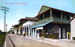 فرونت ستريت ، كولون ، بنما ، 1907 بواسطة غير معروف