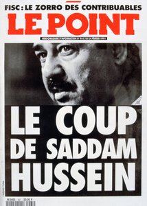 الغلاف الأمامي لـ Le Point ، فبراير 1991 بواسطة غير معروف