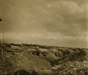الخط الأمامي ، جونشيري ، شمال فرنسا ، c1914-c1918 بواسطة غير معروف