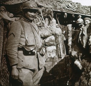 خط الجبهة في بيري أو باك ، شمال فرنسا ، c1914-c1918 بواسطة غير معروف