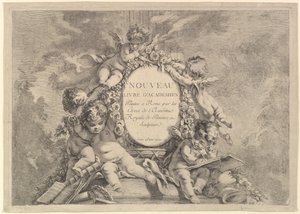 Frontispiece ، من كتاب الأكاديميات الجديد الذي رسمه في روما طلاب الأكاديمية R ... ، 1759. بواسطة غير معروف