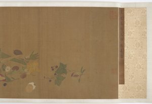 الفواكه والخضروات والزهور والحشرات ، سلالة مينغ ، 1368-1644. بواسطة غير معروف