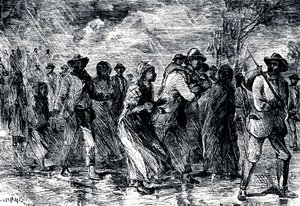 العبيد الهاربون الفارين من ماريلاند إلى ديلاوير عن طريق السكك الحديدية تحت الأرض ، 1850-1851 بواسطة غير معروف