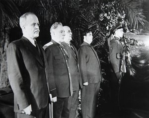 جنازة جوزيف ستالين ، موسكو ، اتحاد الجمهوريات الاشتراكية السوفياتية ، مارس 1953 بواسطة غير معروف