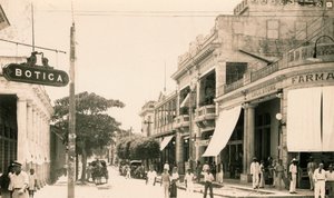 شارع غارسيا ، غوانتانامو ، كوبا ، c1900 بواسطة غير معروف