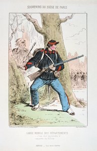 Garde Mobile des Departments ، حصار باريس ، 1870-1871 بواسطة غير معروف