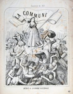 الحرس الوطني ، كومونة باريس ، 1871. بواسطة غير معروف