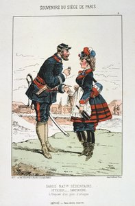 الحرس الوطني المستقر - ضابط كانتينير ، حصار باريس ، 1870-1871 بواسطة غير معروف