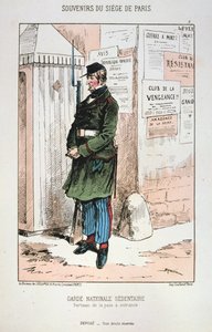 الحرس الوطني المستقر ، حصار باريس ، 1870-1871 بواسطة غير معروف