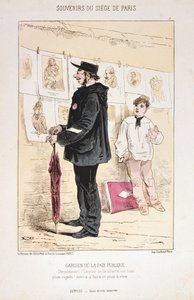 حارس السلام العام ، حصار باريس ، 1870-1871 بواسطة غير معروف