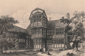 قاعة Gawsworth Old ، شيشاير ، 1915 بواسطة غير معروف