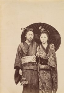 [جيشا بنات] ، كاليفورنيا. 1880. بواسطة غير معروف