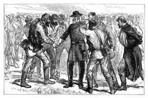 جنرال لي وداع جنوده ، 1865 أواخر القرن التاسع عشر بواسطة غير معروف