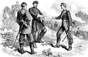 الجنرال ماكليلان في معركة أنتيتام ، الحرب الأهلية الأمريكية ، 1862 ج 1880 بواسطة غير معروف