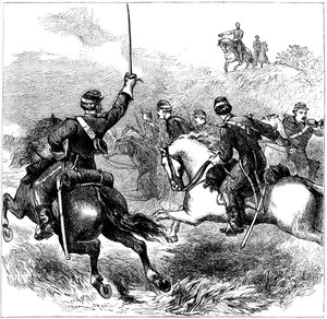 جنرال شيريدان في سيدار كريك ، فرجينيا ، الحرب الأهلية الأمريكية ، 1864 c1880 بواسطة غير معروف