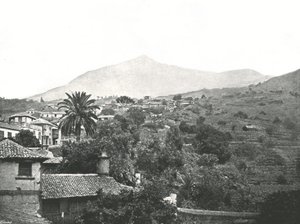 منظر عام يظهر القمة ، تينيريفي ، جزر الكناري ، إسبانيا ، 1895. بواسطة غير معروف