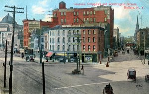 Genesse، Chippewa and Washington Streets، Buffalo، New York، USA، c1910 بواسطة غير معروف