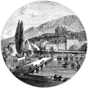 جنيف ، سويسرا ، 1900 بواسطة غير معروف