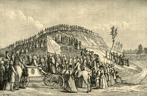 جورج الثالث والملكة شارلوت في إيتون مونتيم ، 1778 ، 1911. بواسطة غير معروف